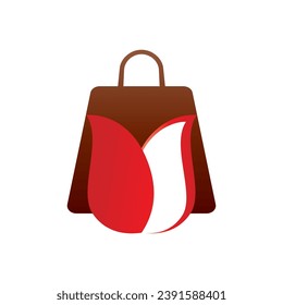 Vector de diseño de plantillas de logotipos de compras en línea