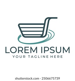 Online Shop Logo Template Design Vector