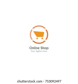 Online Shop Logo Template Design Vector eps 10