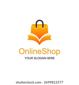 Diseño de Vector de logotipo de tienda en línea