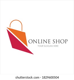 diseño de ilustración de icono de logotipo de tienda en línea 