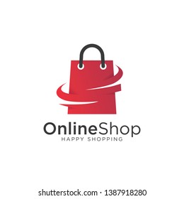 Online Shop Logo - Vector logo template