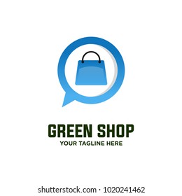 Online Shop And Shopping Logo Design Element