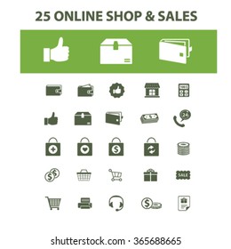 online shop, shopping, retail, cart, sales, store  icons, signs vector concept set for infographics, mobile, website, application.
