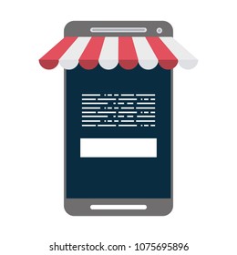 Online shop smartphone