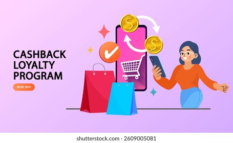 Online shop smartphone app. Mobile based marketplace. Retail business cartoon character  icons set. Digital marketing and advertising. Commerce platform. Buy and sell products, startup launch. vector