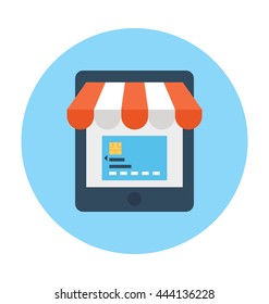 Online Shop Vector Icon