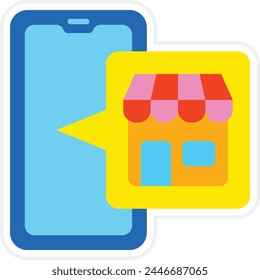 Online Shop vector icon. Can be used for printing, mobile and web applications.