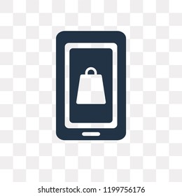 Online shop vector icon isolated on transparent background, Online shop transparency concept can be used web and mobile