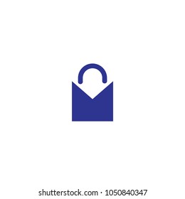 online shop vector logo