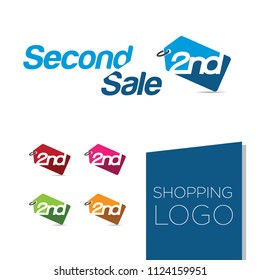Online shop vector logo