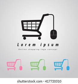 Online Shop Vector Logo. For Business.