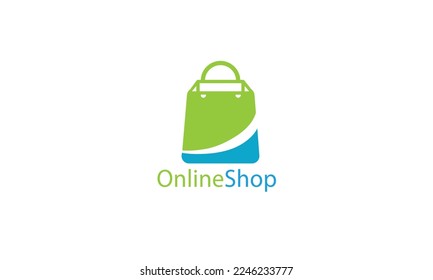 Online Shop vector logo design
