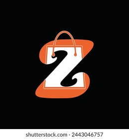 Online shop and z logo 