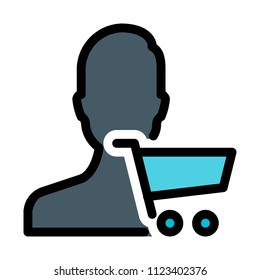 Online Shopper symbol