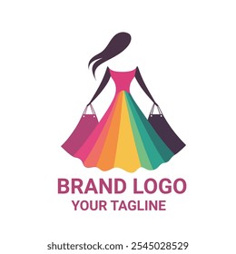 Compras on-line, Aplicativo de compras com marca e logotipo da empresa. Letra J com logotipo de saco de compras. Saco de compras com letra J Combinação Logo Design.