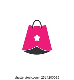 Online Shopping, Shopping Application Branding and Company Logo, Set of Shopping Bag Vector Logo Design, shoppings bag, shop logo, bag icon, shopping bag icon vector, online shop logo, clothing brand