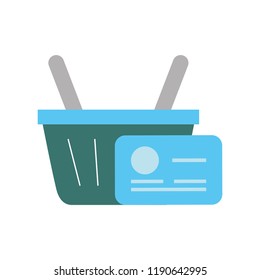 online shopping basket credit card cargo