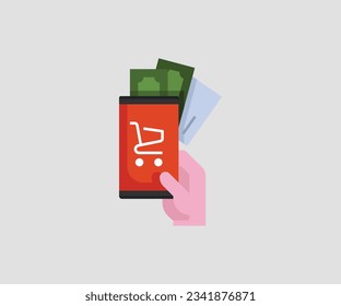 online shopping black friday sale icon vector