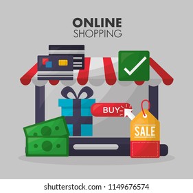 online shopping card