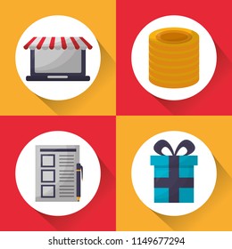 online shopping card