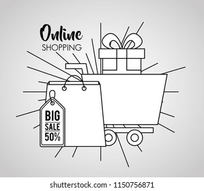 online shopping card