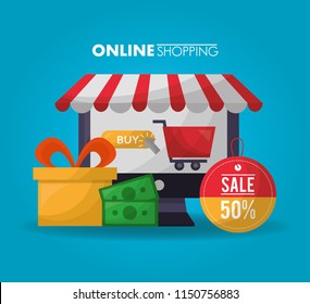 online shopping card