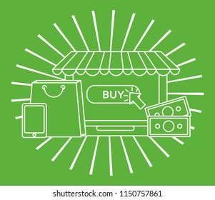 online shopping card