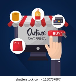 online shopping card