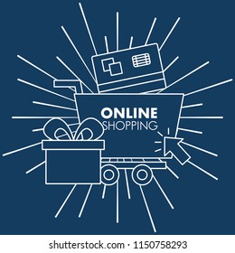 online shopping card