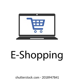 online shopping cart icon design