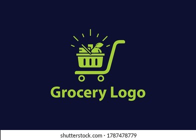online shopping cart logo,grocery store logo design idea template,new grocery logo,store logo,basket logo,shopping cart logo.