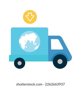 Online shopping composition with doodle style icons and gadgets with round pictograms vector illustration
