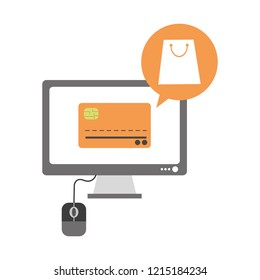 online shopping from computer