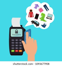 Online shopping concept