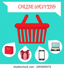 Online shopping concept