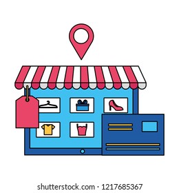 online shopping concept