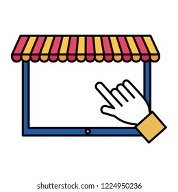 online shopping concept