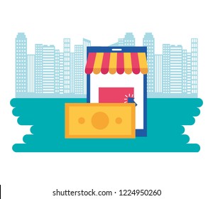 online shopping concept