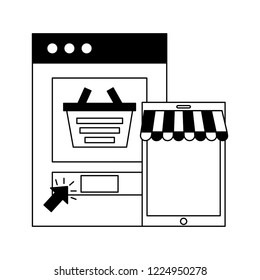 online shopping concept