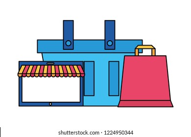 online shopping concept
