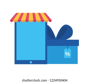 online shopping concept