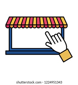 online shopping concept