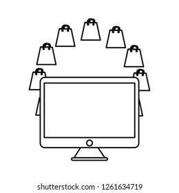 online shopping concept