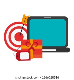 Online shopping concept