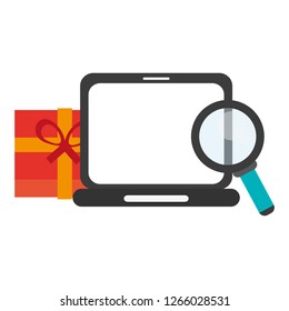 Online shopping concept