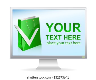 Online shopping concept