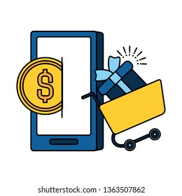 online shopping concept