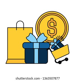 online shopping concept