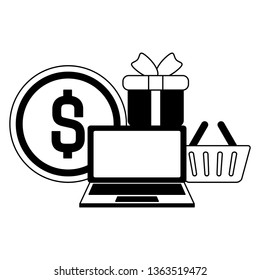 online shopping concept